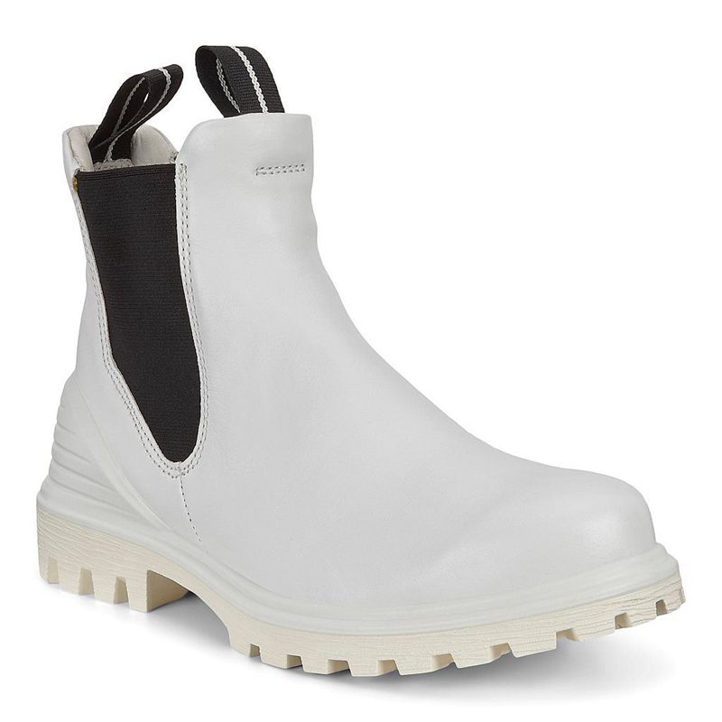 Women Boots Ecco Tredtray W - Chelsea Boots White - India MNRKEY159